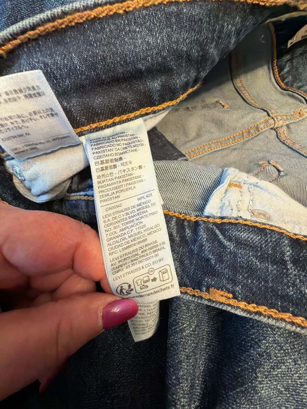 NWT Vintage Levi’s Premium 728 High Rise Wide Leg Jeans 34x32 - Picture 12 of 16